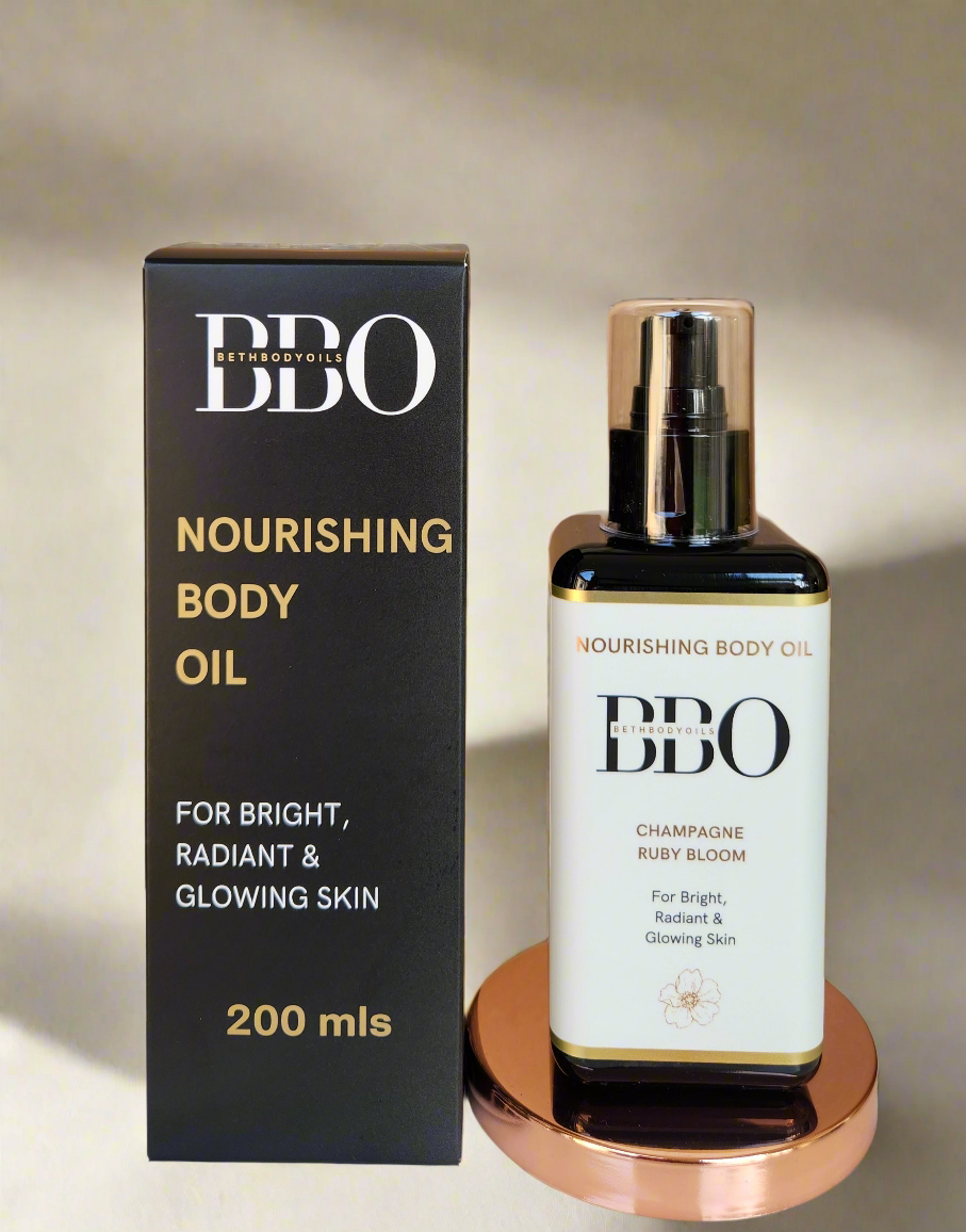 Scented Body Oil - Champagne Ruby Bloom