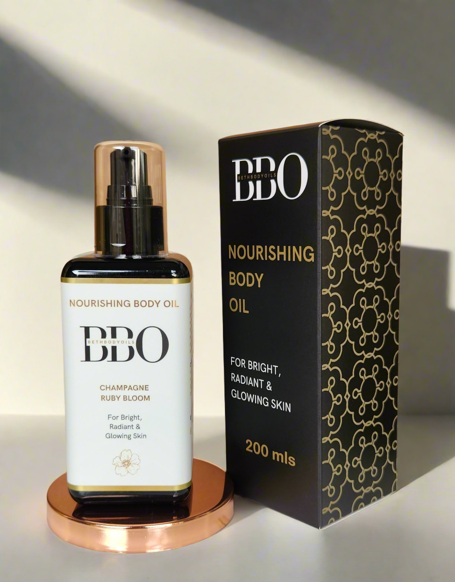 Scented Body Oil - Champagne Ruby Bloom