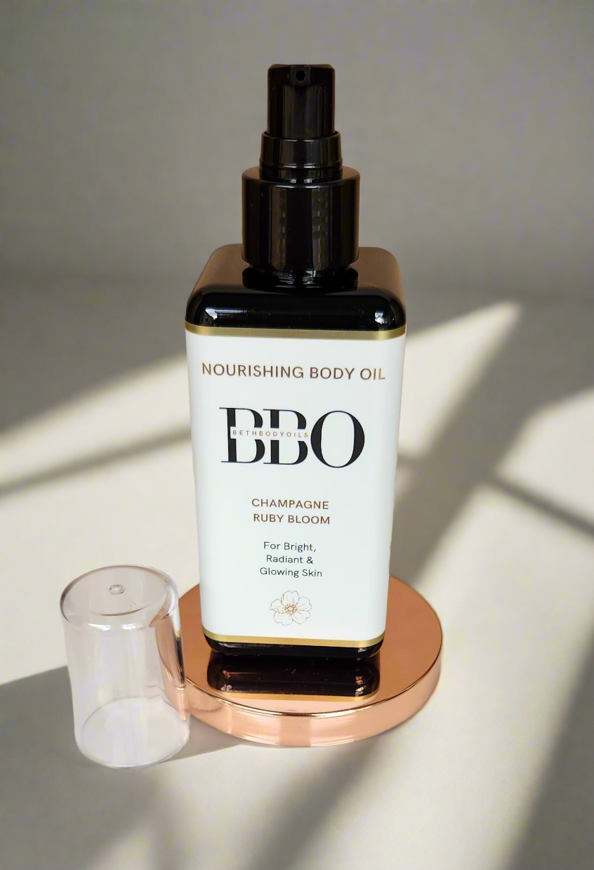 Scented Body Oil - Champagne Ruby Bloom
