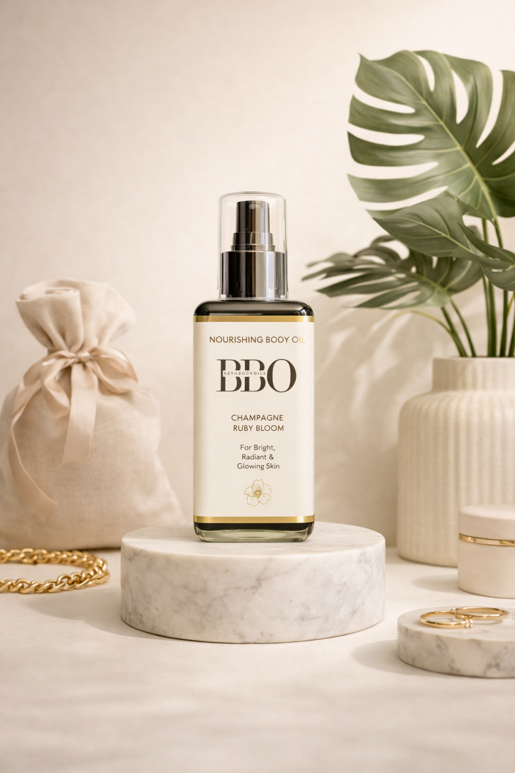 Scented Body Oil - Champagne Ruby Bloom