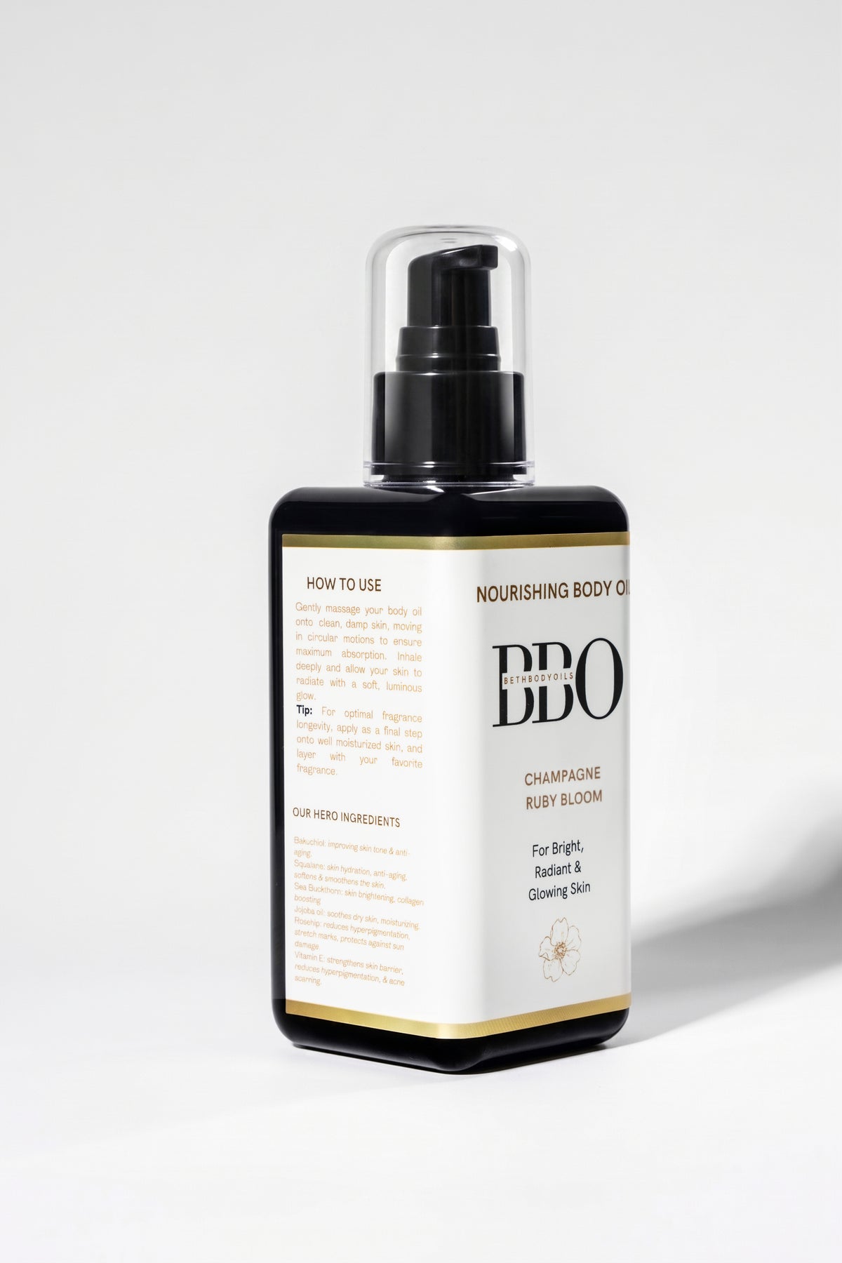 Scented Body Oil - Champagne Ruby Bloom