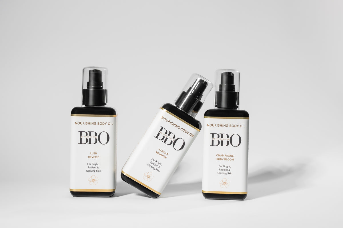 Scented Body Oil - Champagne Ruby Bloom