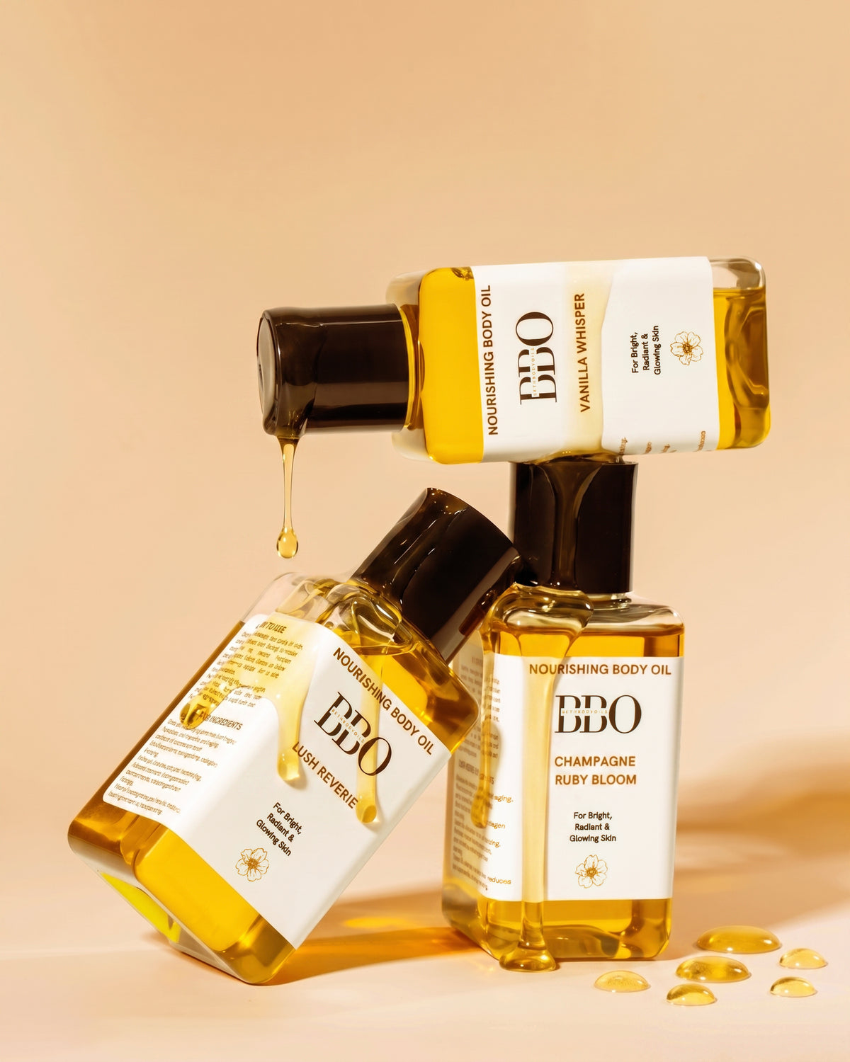 Scented Body Oil - Champagne Ruby Bloom
