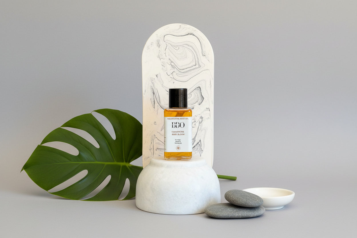 Scented Body Oil - Champagne Ruby Bloom