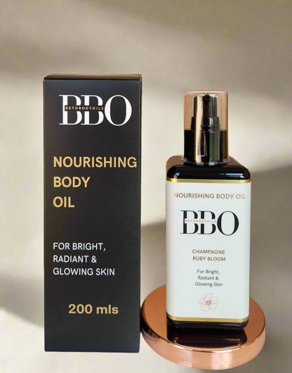 Scented Body Oil - Champagne Ruby Bloom